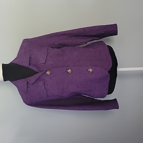 Coldwater Creek Womens Purple Jacket - Size P10 - Picture 1 of 7